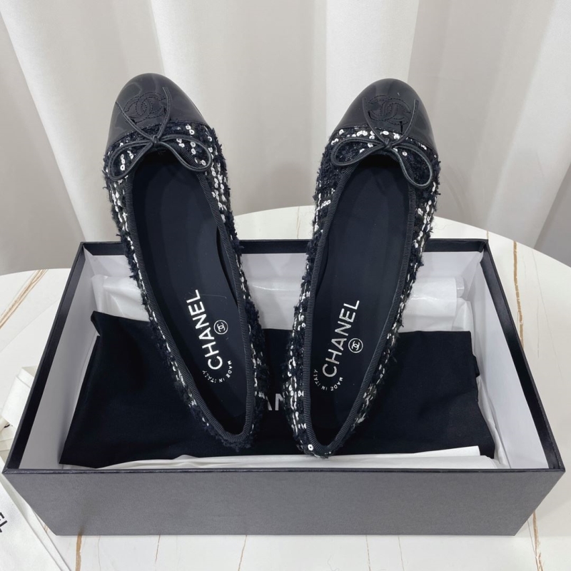 Ch*el flat shoes